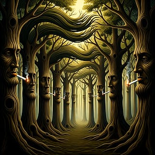 Smoking Trees 🚬🌲'