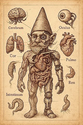 The Anatomy Of A Cyborg Gnome'