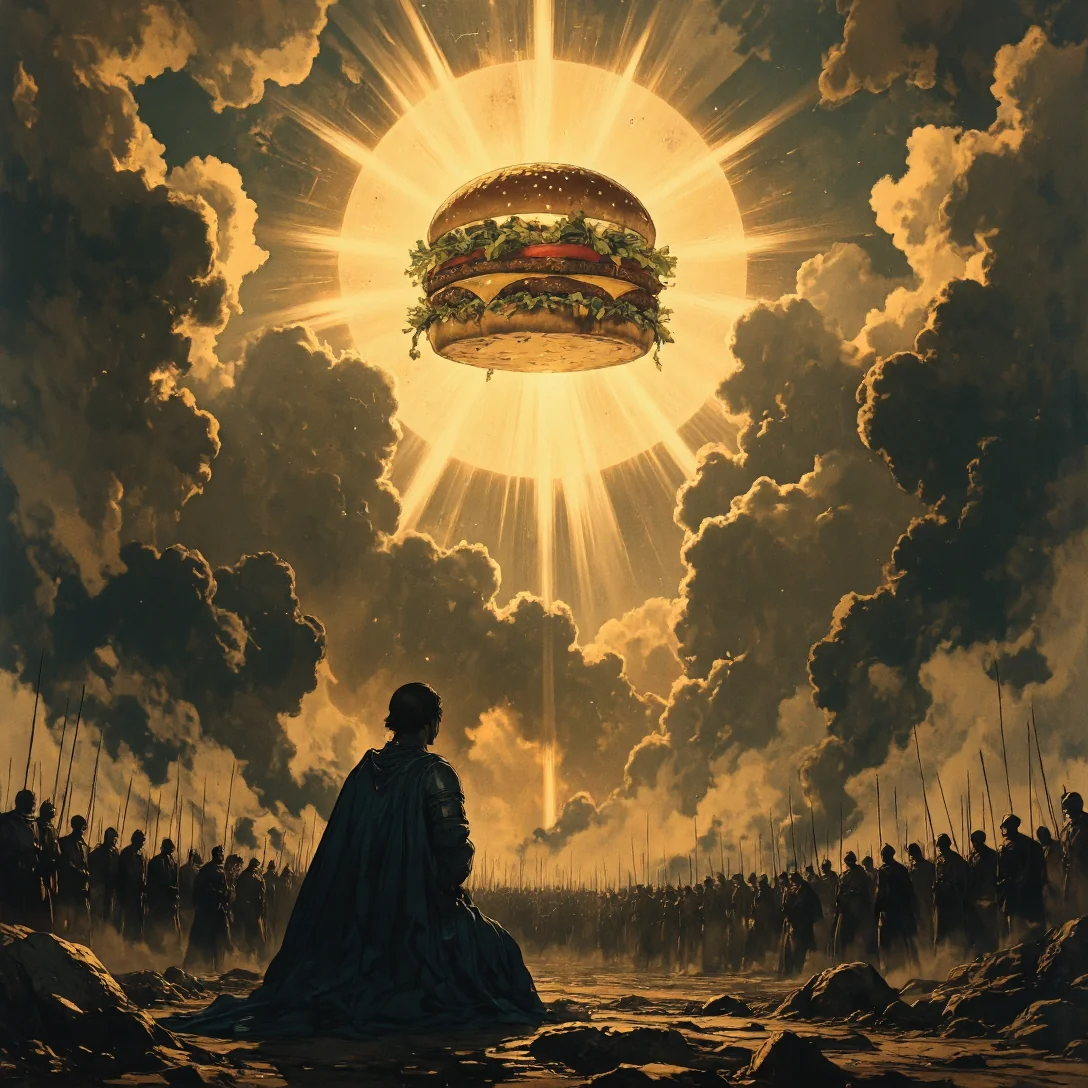 What if burger god was real? picture 1 of 1