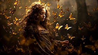 The Girl Who The Butterflies Loved'