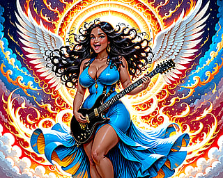 Guitar Angel 7 - singing for the dead'