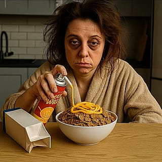 I call this one, "Not her proudest moment."'