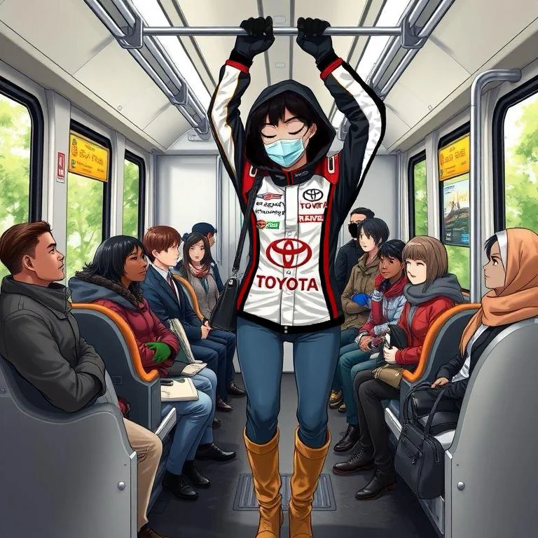 Somewhere between motorsport and morning commute on the A Train picture 1 of 1