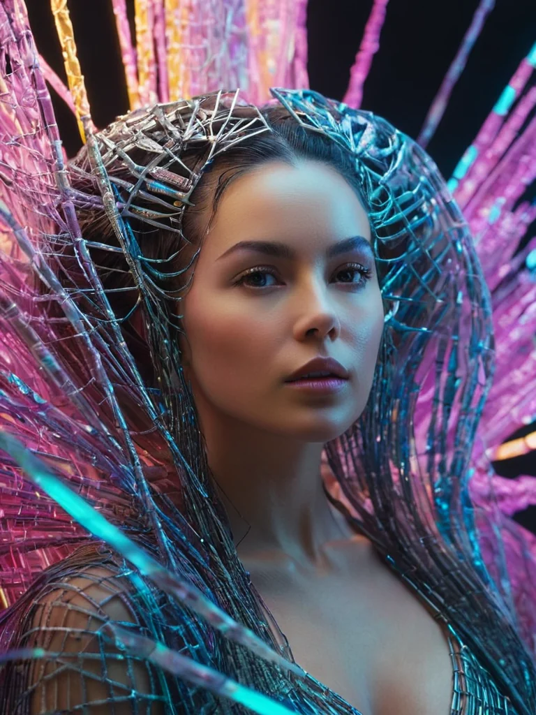 Silver Crowned Moonlit Veil picture 1 of 1