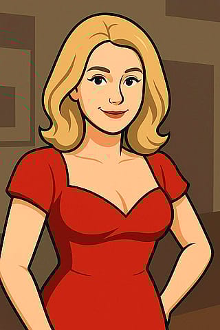 My girl Cindy in red.'