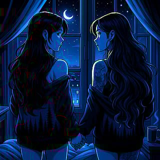 Wholesome sleepover'