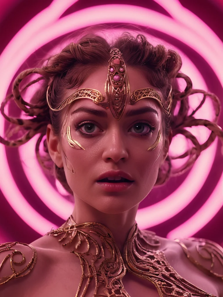 Golden Whisper Through Pink Light picture 1 of 1