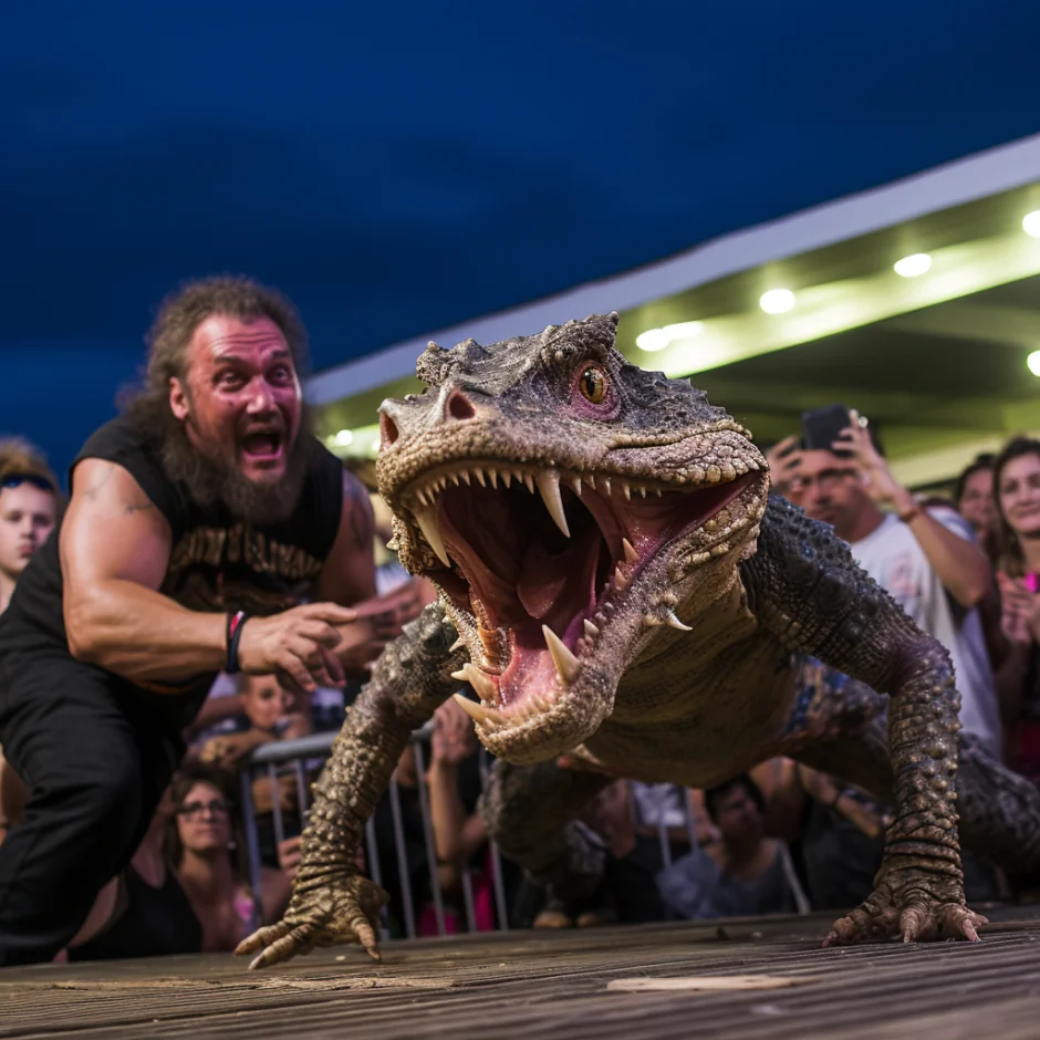 For 5 Years A Small Town In Arkansas Has Hosted The Texarkana Lizard Fights picture 2 of 19