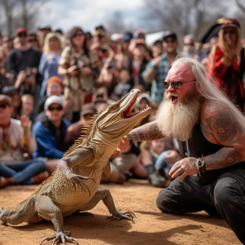 For 5 Years A Small Town In Arkansas Has Hosted The Texarkana Lizard Fights picture 7 of 19