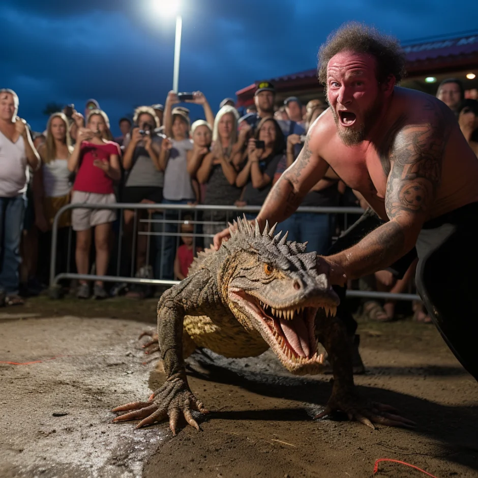 For 5 Years A Small Town In Arkansas Has Hosted The Texarkana Lizard Fights picture 8 of 19