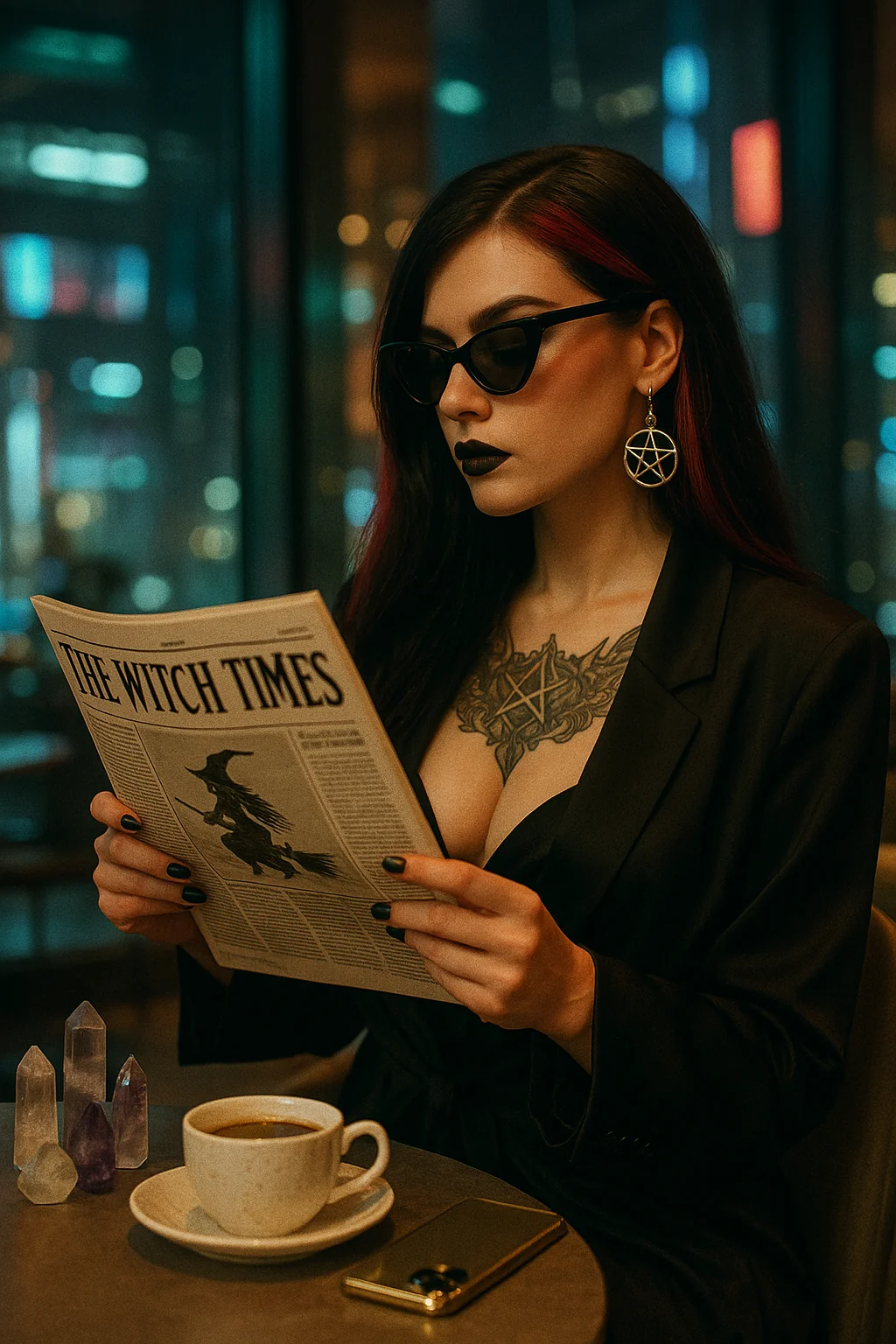 Liùsaid is reading "The Witch Times" in 2032 ;) picture 1 of 1
