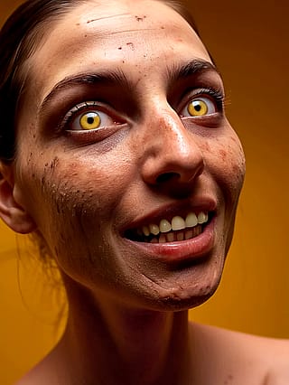 Yellow Gaze, Peeled Skin, Silent Scars'