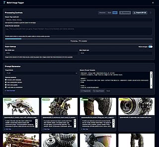 App Image resize, tagging, formatting for LoRA training that I am making, I want to list it for free, just working on how to do that from inference cost... It was a Comfyui workflow but I felt it was a lot easier for people in this format. Would anyone use it?'