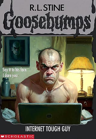 Goosebumps covers made with Midjourney and Photoshop'