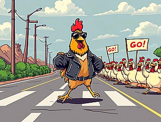 Why Did the Chicken Really Cross the Road? Let’s End the Debate!'