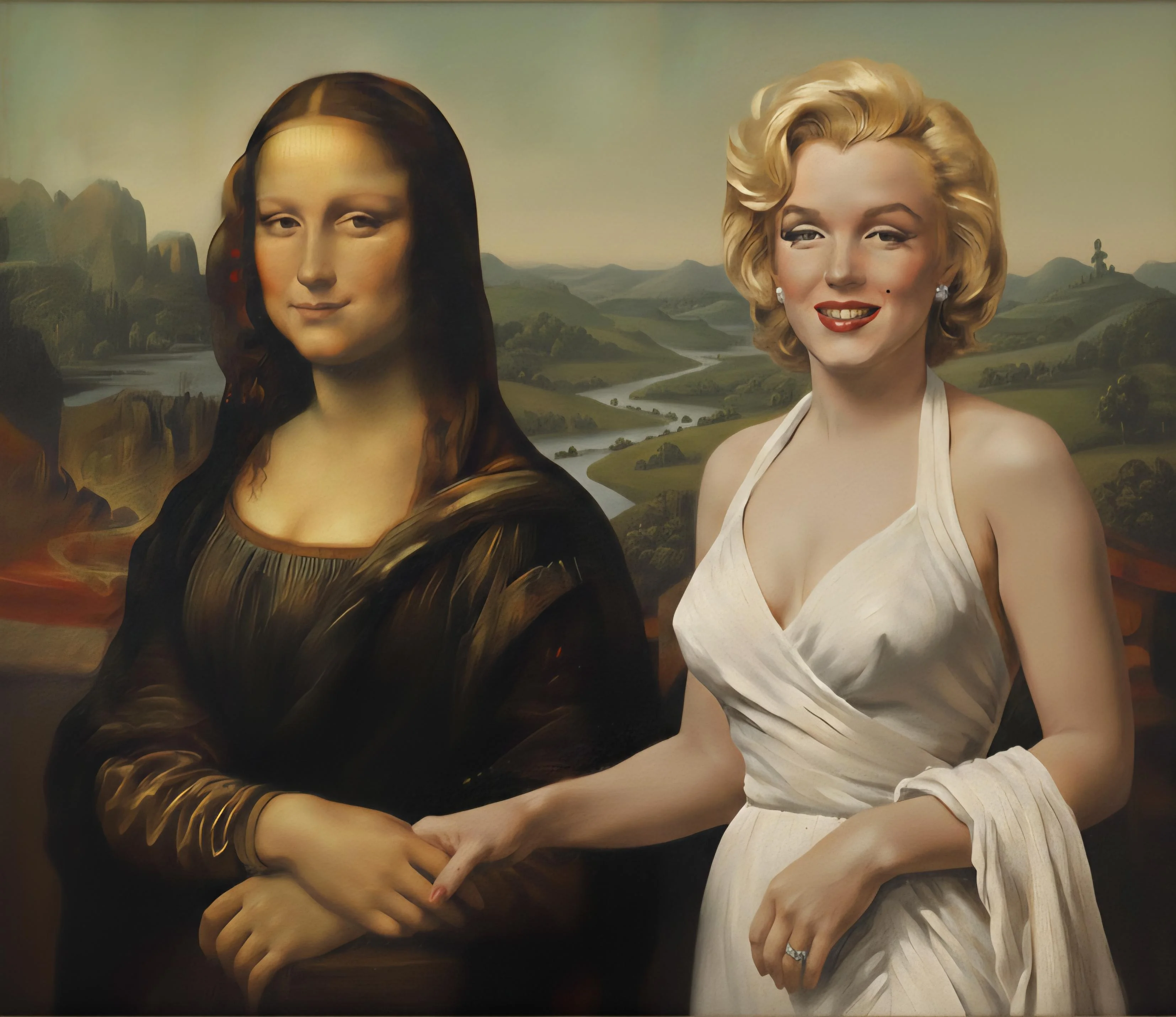 Mona Lisa and Marilyn Monroe picture 1 of 1