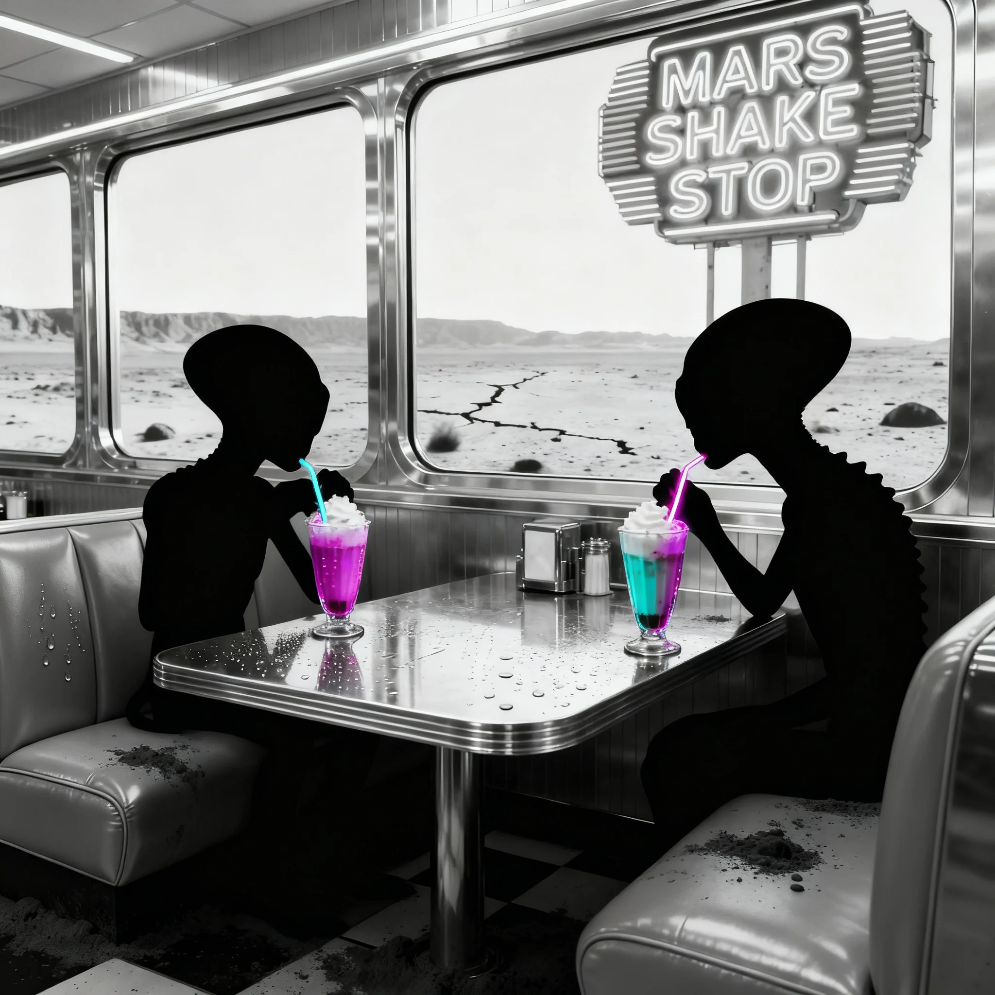 Which Milkshake Flavor Are These Mars Aliens Sipping? (Prompts included) picture 1 of 11