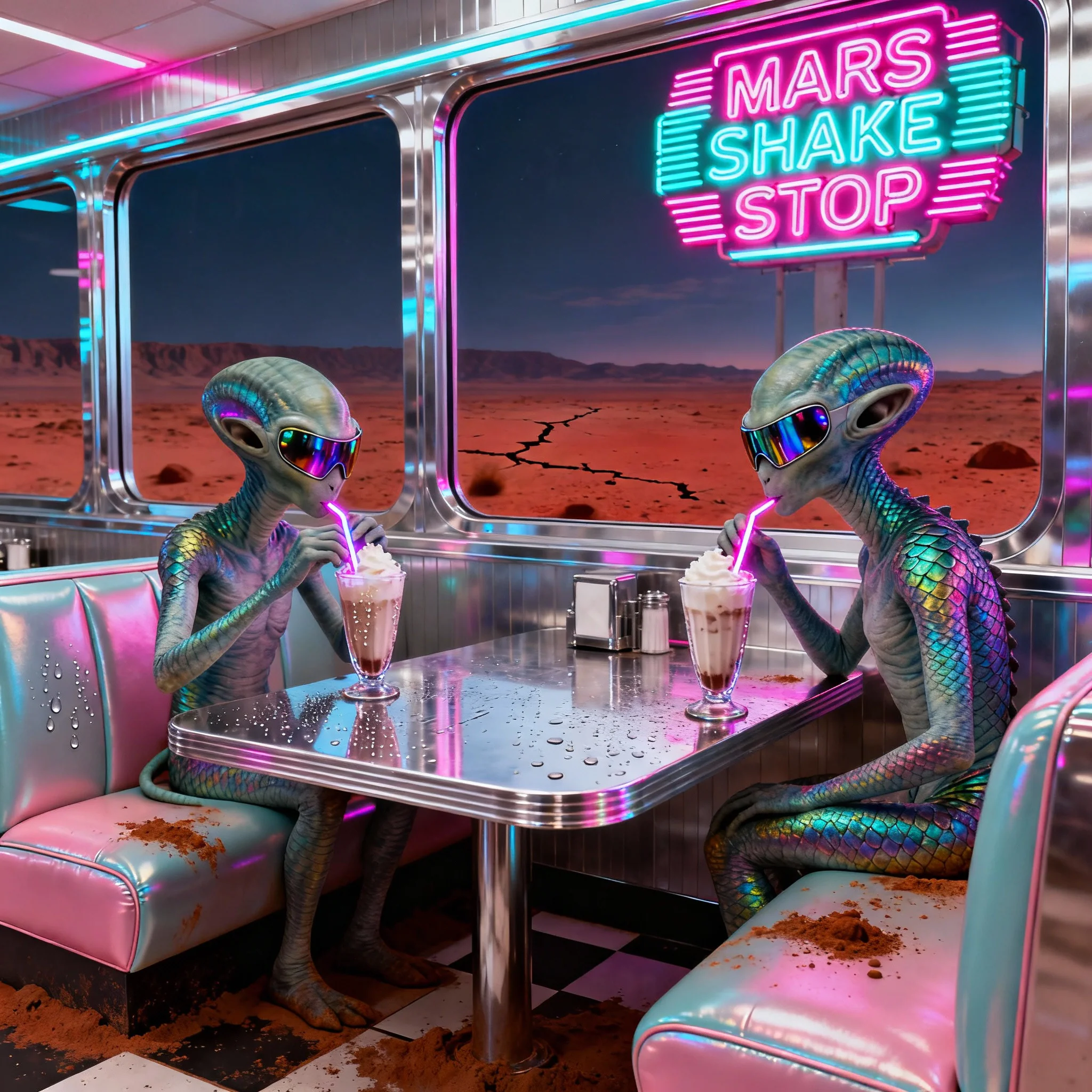 Which Milkshake Flavor Are These Mars Aliens Sipping? (Prompts included) picture 6 of 11