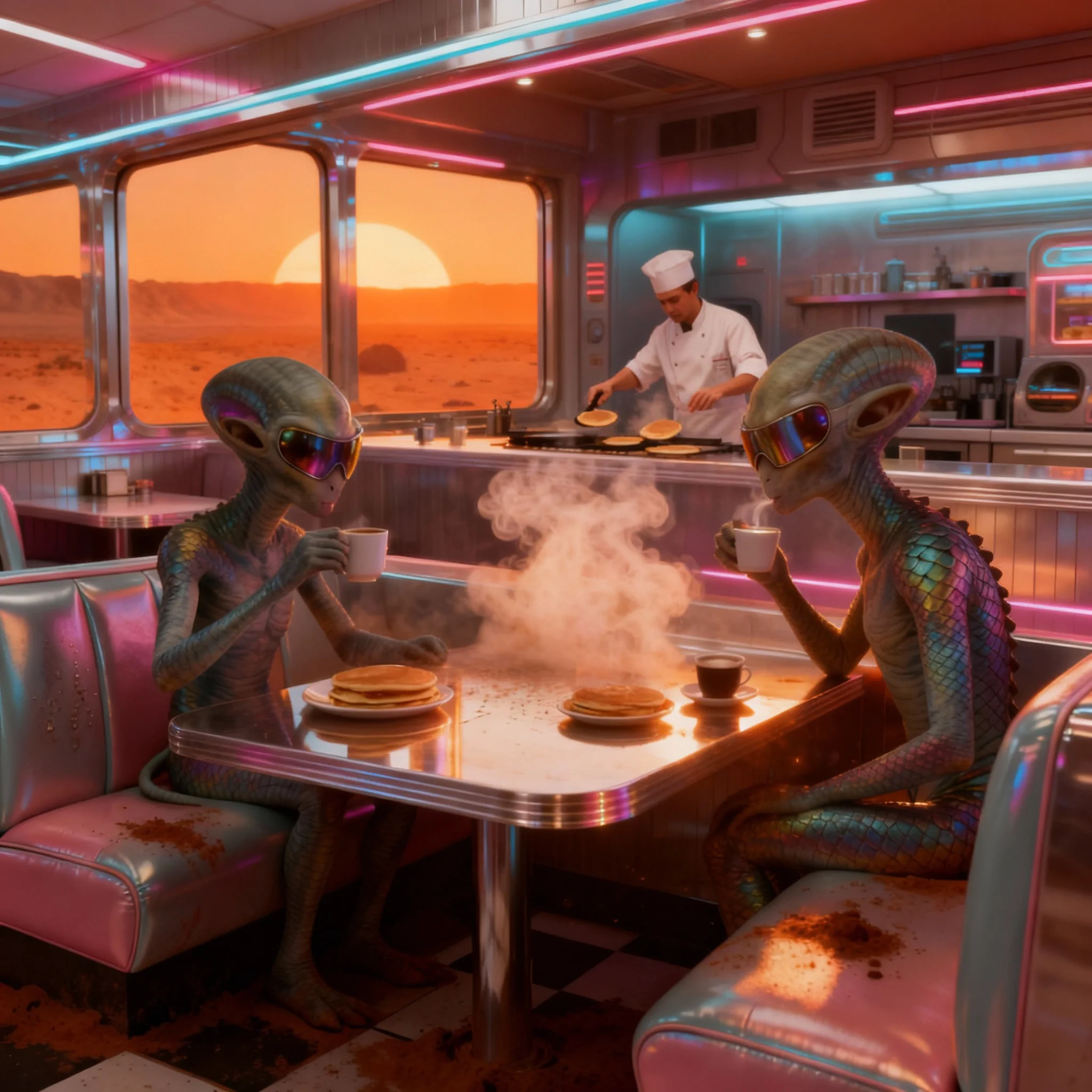 Which Milkshake Flavor Are These Mars Aliens Sipping? (Prompts included) picture 8 of 11