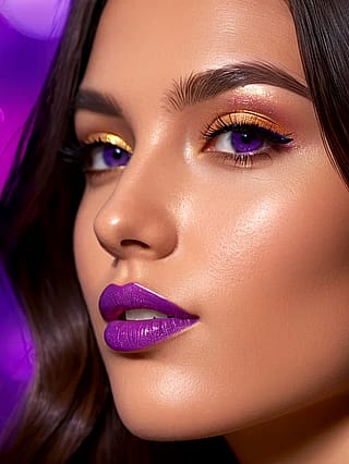 Golden Twilight In A Violet Gaze'