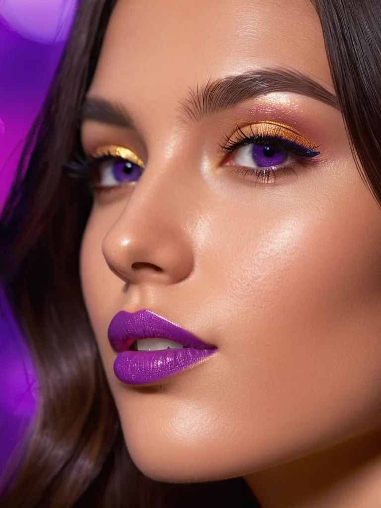 Golden Twilight In A Violet Gaze picture 1 of 1