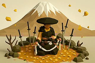 Recreated the cover image into 3D Low Poly'