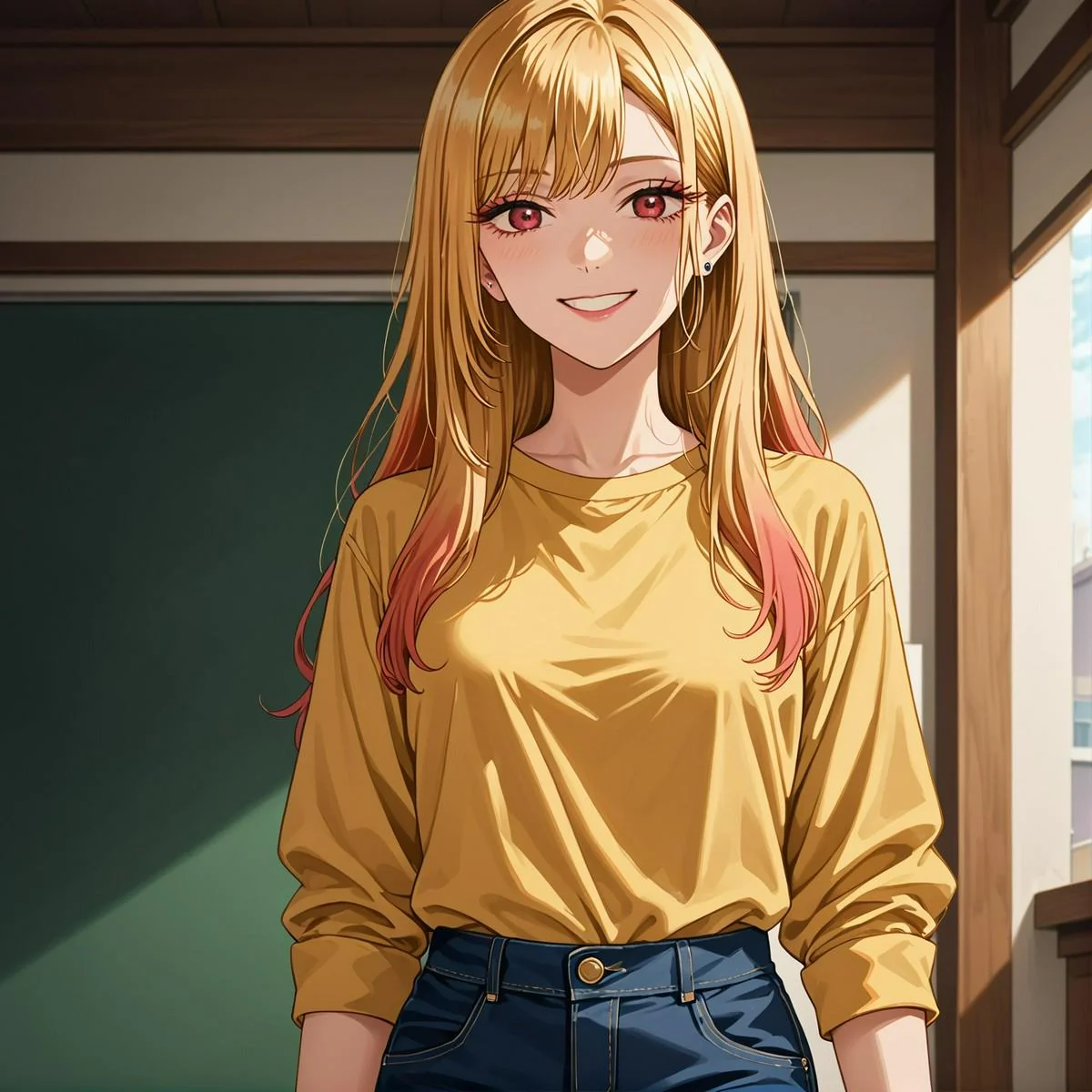 That smile of Marin can power my whole week ☀️✨ picture 1 of 1