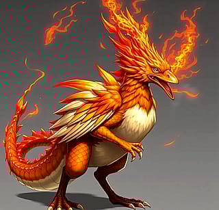 Fire creature'