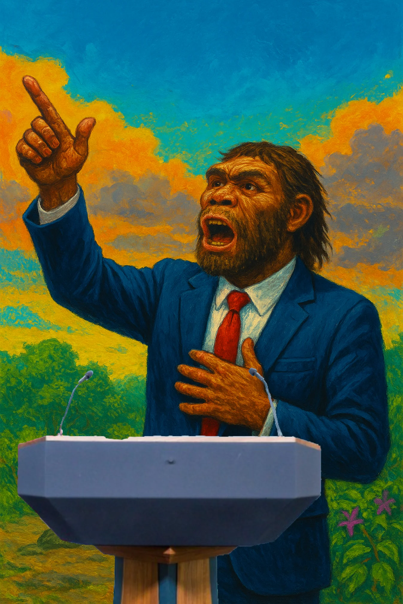 Unearthing Drumpf: Archaeologists Trace Donald J.Trump’s Lineage to 12k year old German Roots finding viable D.N.A. picture 1 of 1