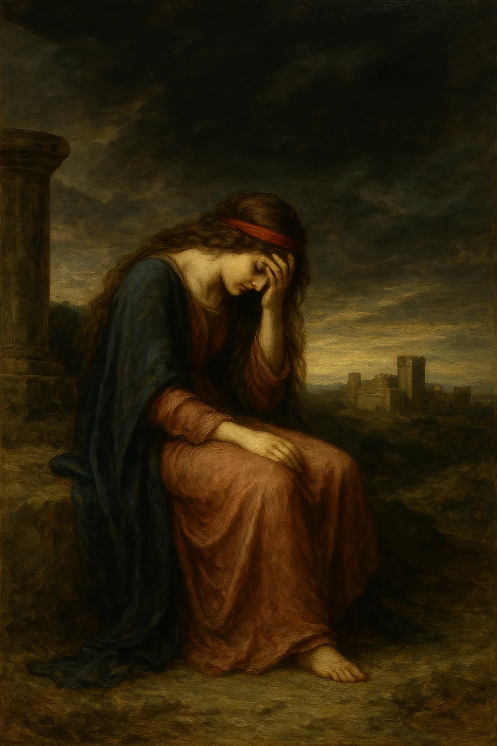 An artwork in the style of 19th-century Romanticism picture 1 of 1