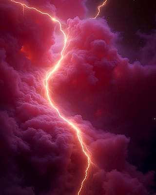 Pink lightning'
