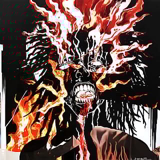 Made like 4 different Images with Artbreeder and collaged them together.'