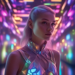 Silver Mirrors Kaleidoscopic Dream'