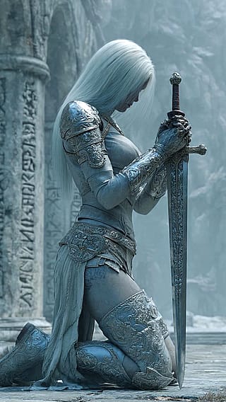 A prayer before the battle'