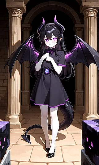 Endrina the ender dragon'