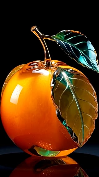 Glass Figurine: Orange (Animated) 🍊'