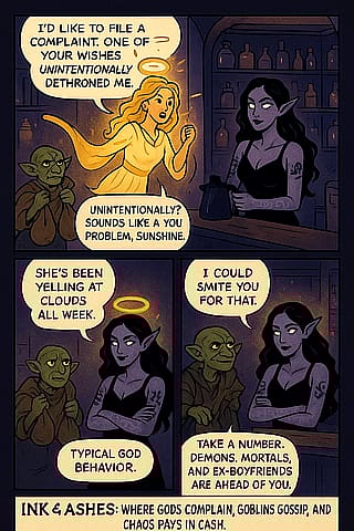 What do you think of this idea for a graphic novel?'