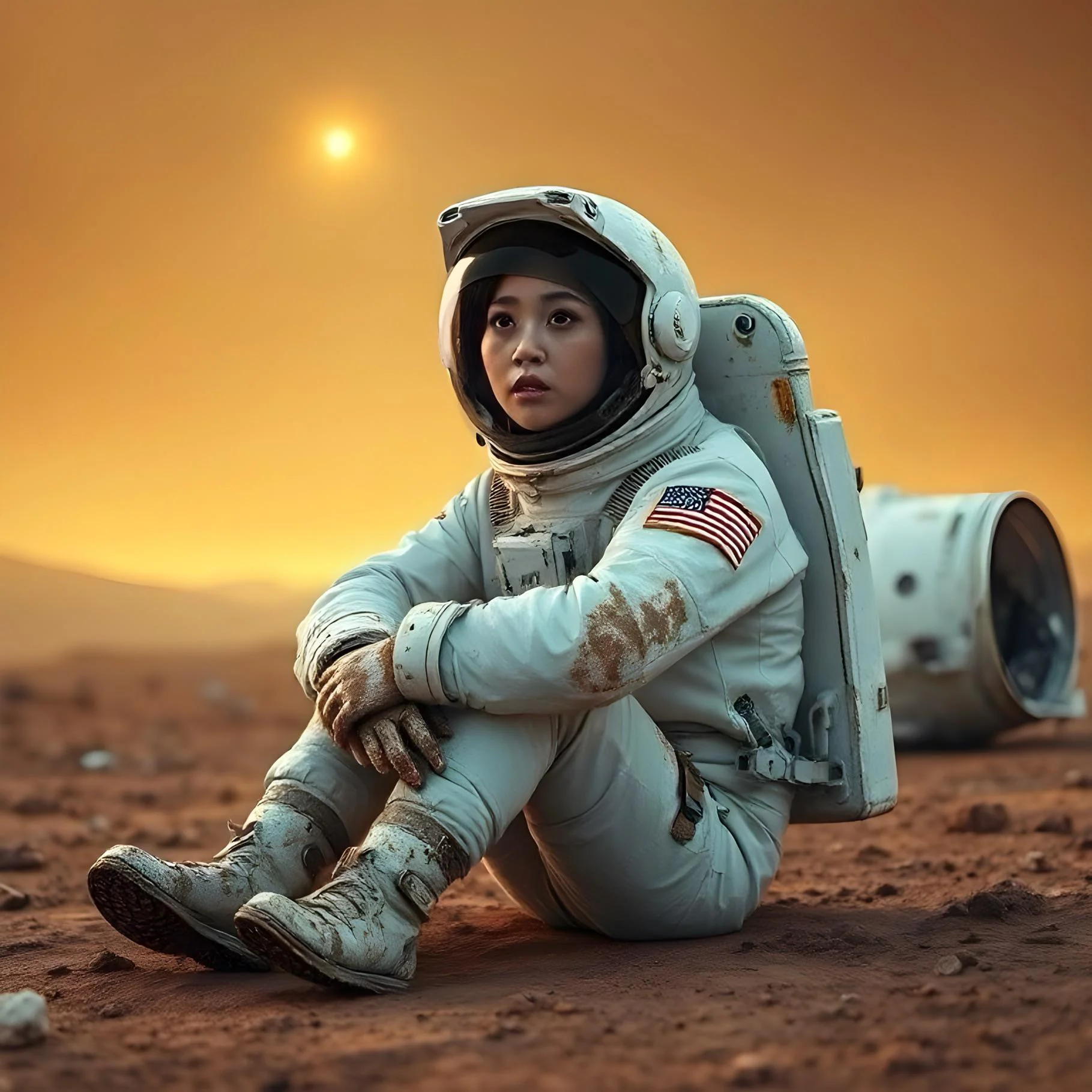 Mission XPS-343: Critical failure. Oxygen at 21 percent and dropping. No response from base. I don’t think anyone’s coming. picture 1 of 1