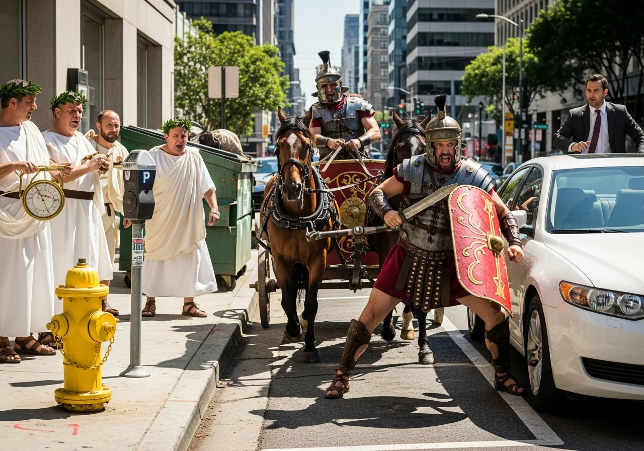A car parking road rage. picture 1 of 1