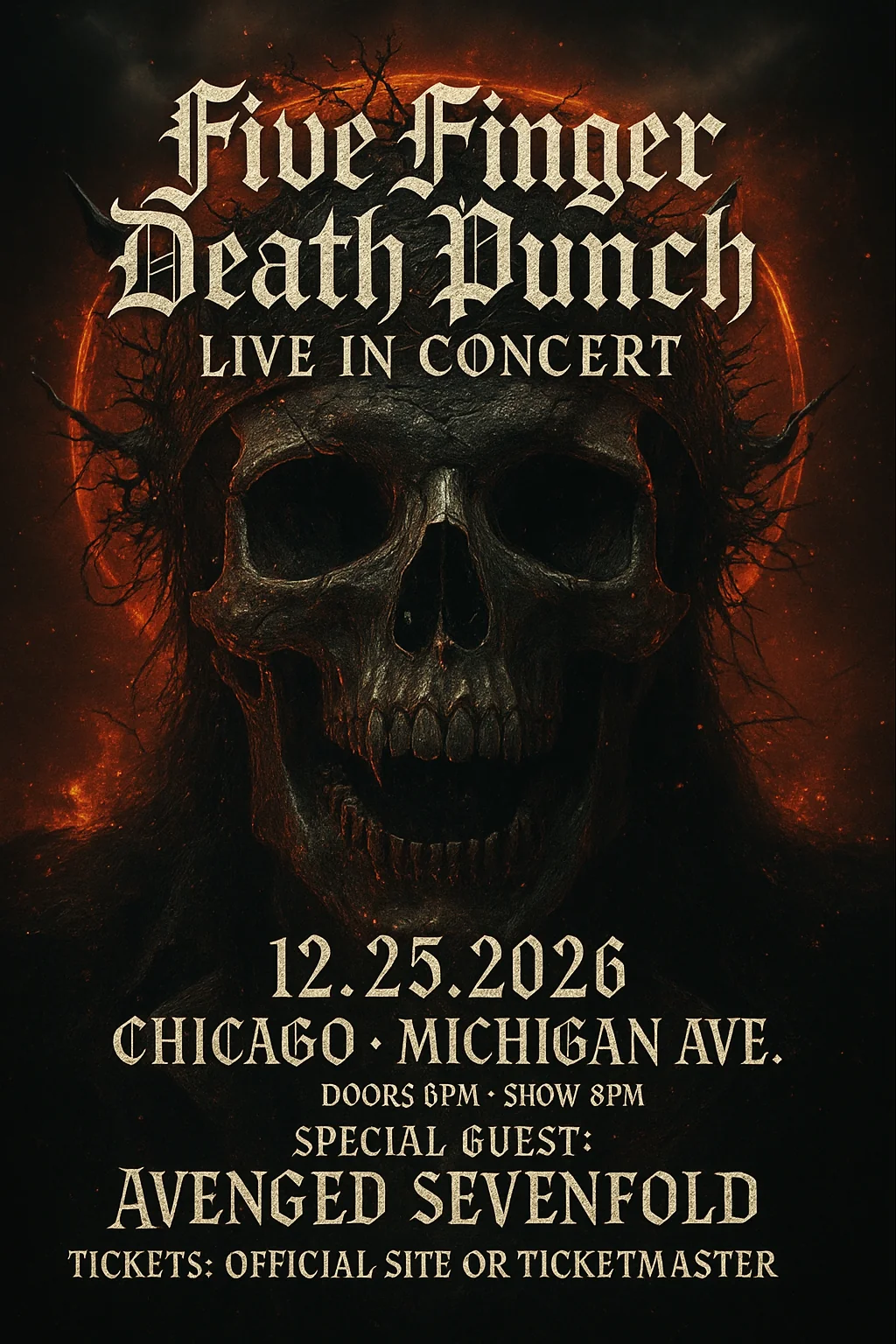 Fictional Concert poster, because I like the bands picture 1 of 1