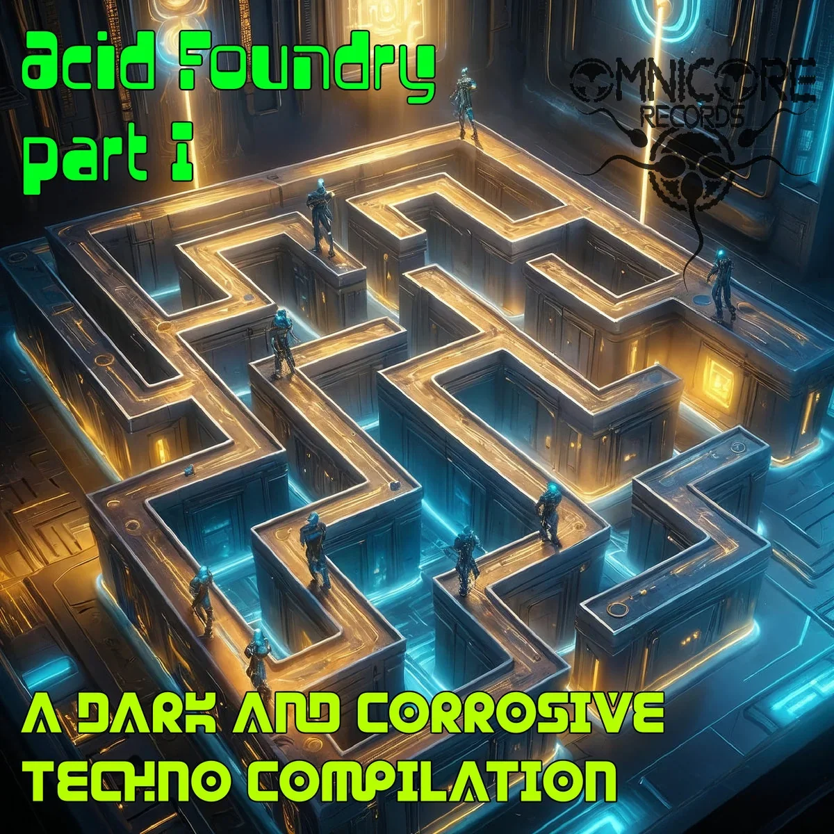 Tutorial: How ChatGPT and Leonardo.Ai turned my labyrinth scribble into a Sci-Fi artwork for my DIY Techno label picture 1 of 8