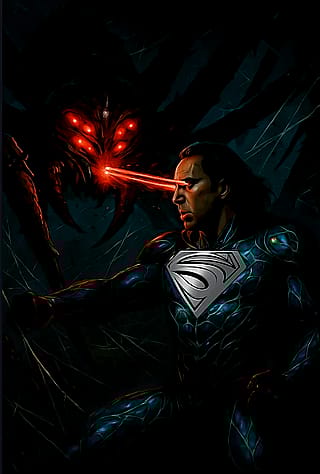 Superman Lives – Regeneration Suit Concept VS Thanagarian Snare Beast'