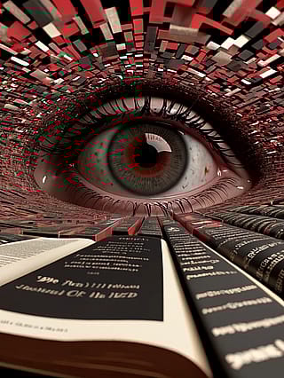 Red Eye In Inked Abyss'