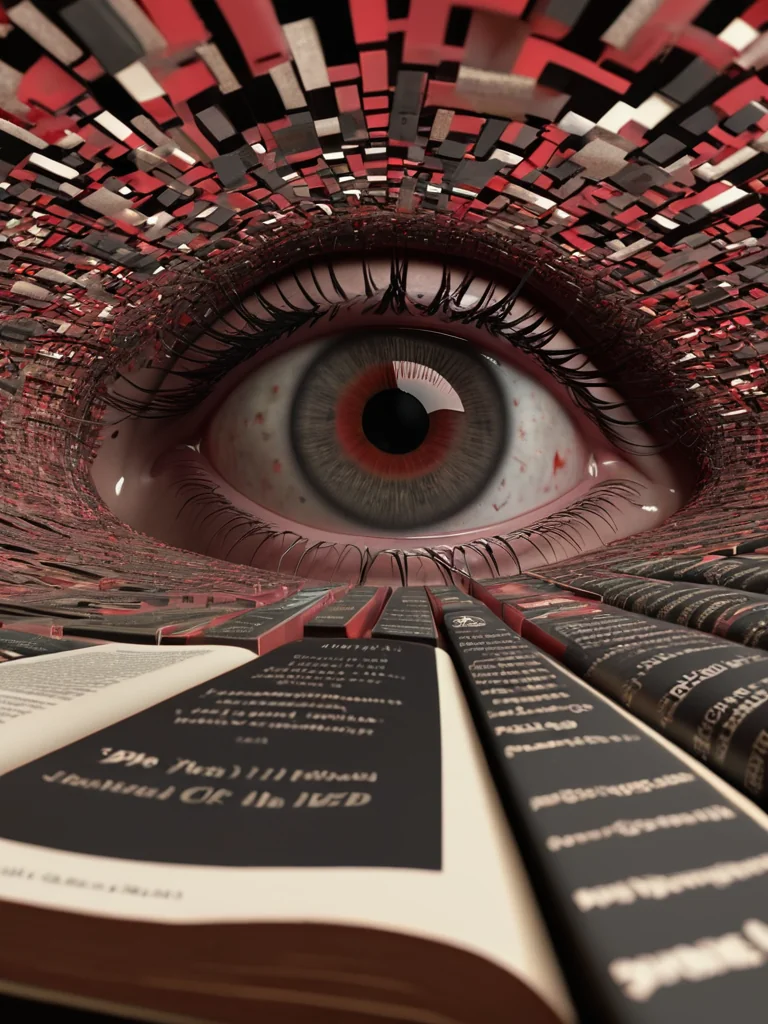 Red Eye In Inked Abyss picture 1 of 1