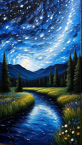 Starry Night 🎨'