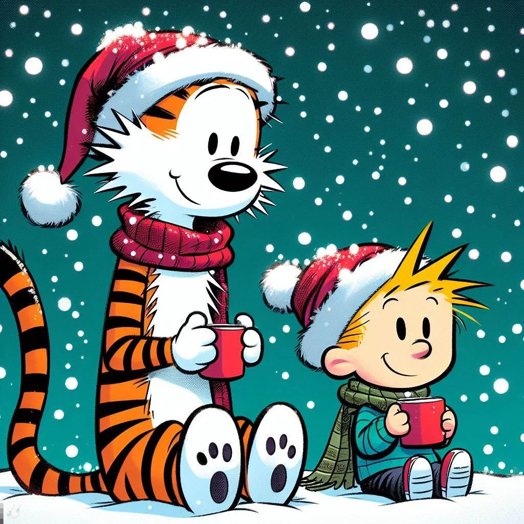 Calvin and Hobbes ❄️ picture 1 of 1