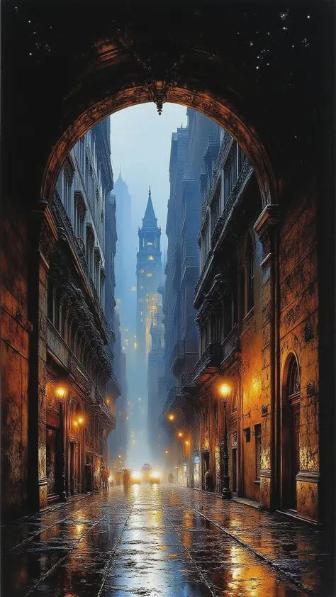 When the city night becomes art picture 1 of 1