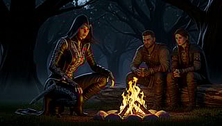 We stopped for the night... (5-step scene creation process)'