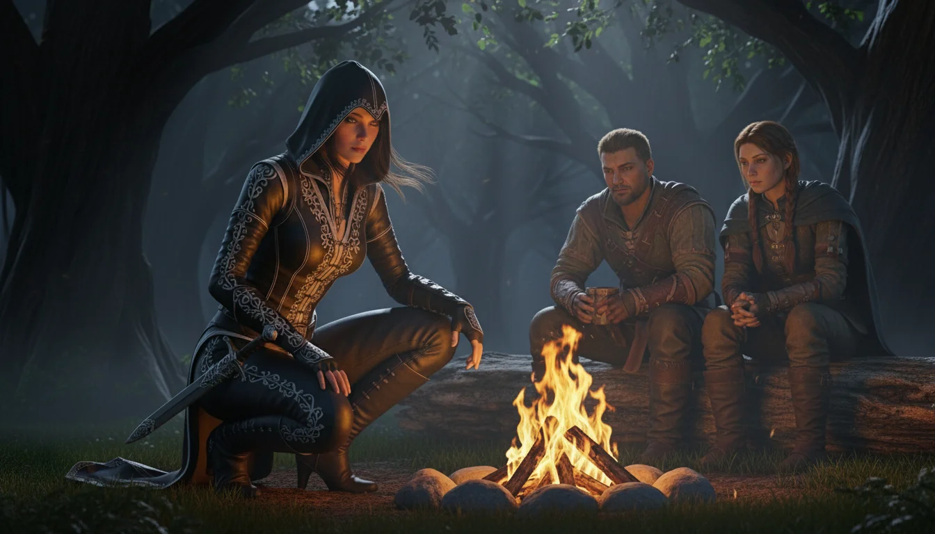 We stopped for the night... (5-step scene creation process) picture 2 of 7