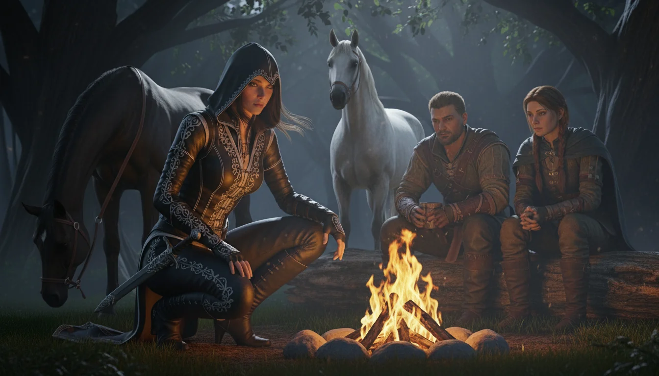 We stopped for the night... (5-step scene creation process) picture 3 of 7